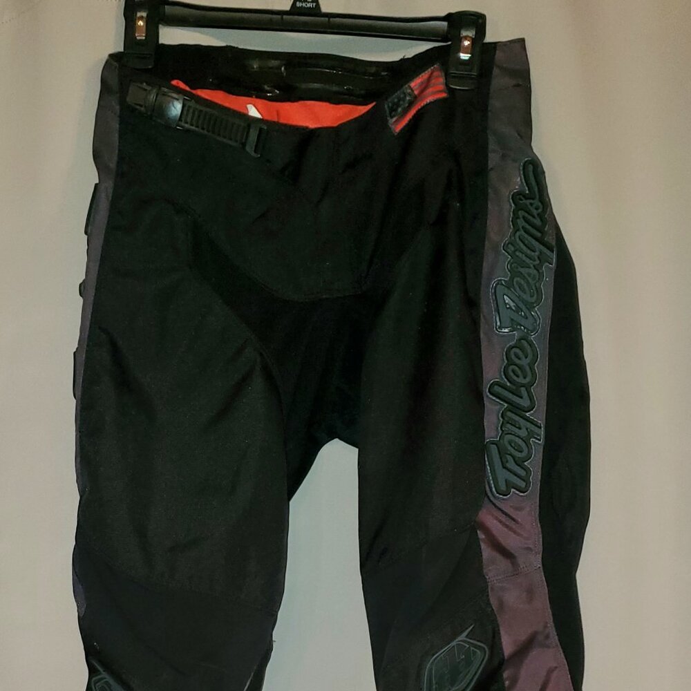 TROY LEE DESIGNS/GP AIR MONO (Black Pants- Size: Adult 32) MotoMX w/Black Logo